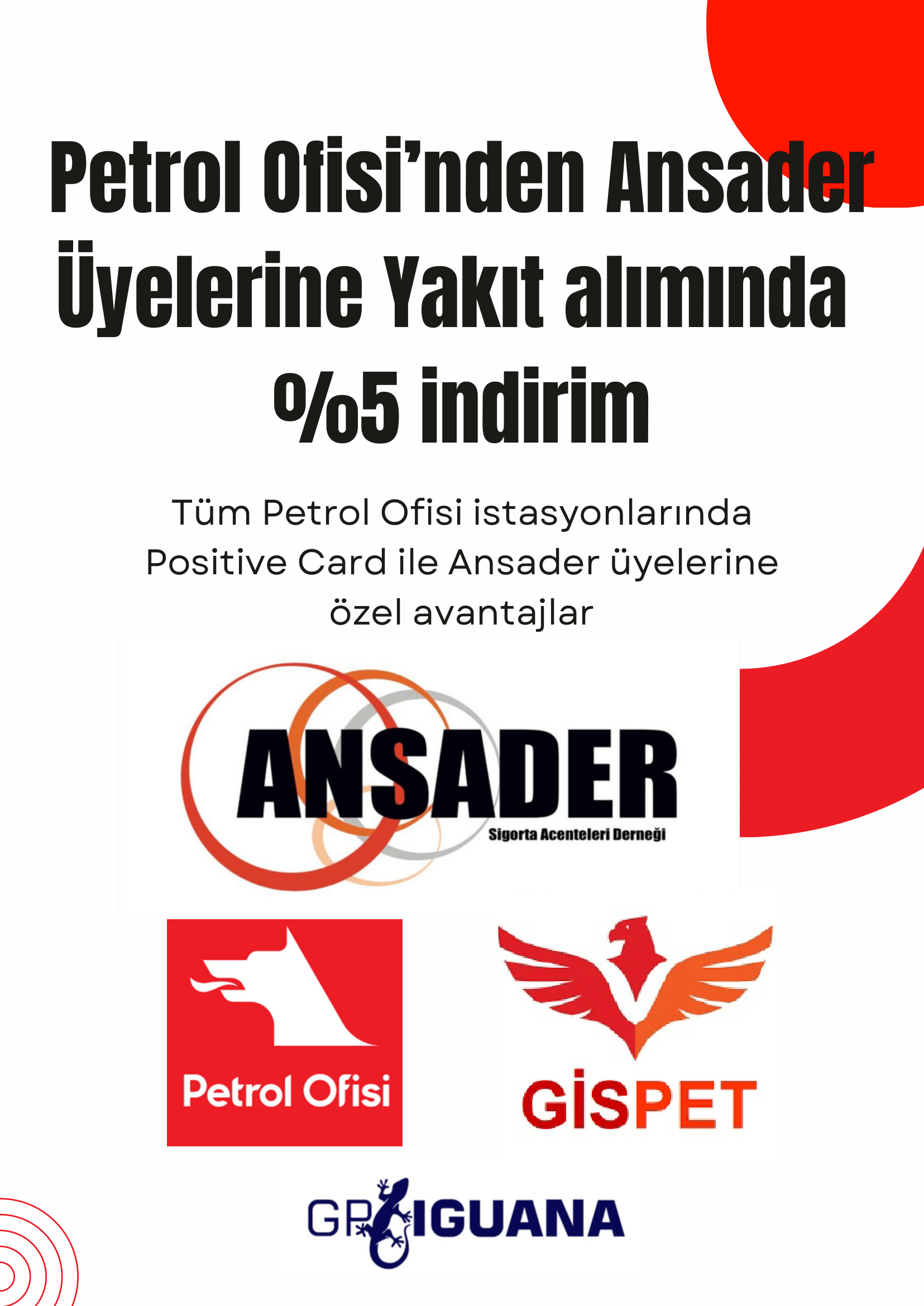 ANSADER ÜYELERİNE PETROL OFİSİ'NDEN YAKIT ALIMINDA %5 İNDİRİM DESTEĞİ